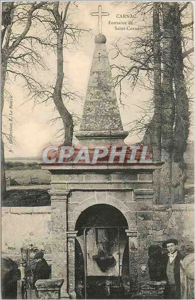 Fonte de Saint-Cornel — Carnac — Coleção Z. Le Rouzic - Frente