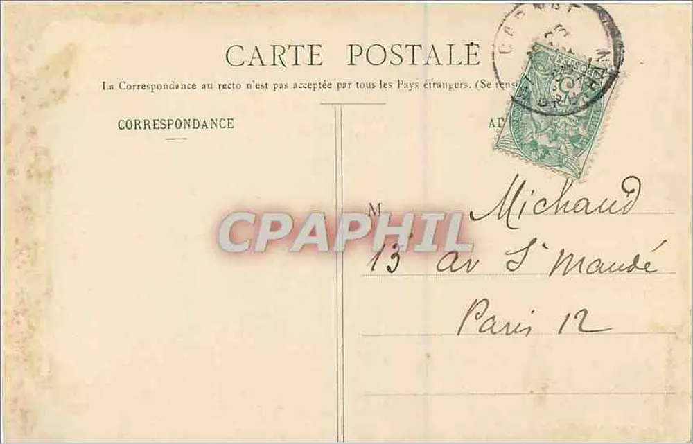 Carnac - Gigante do Manio — Coleção Z. Le Rouzic - Verso