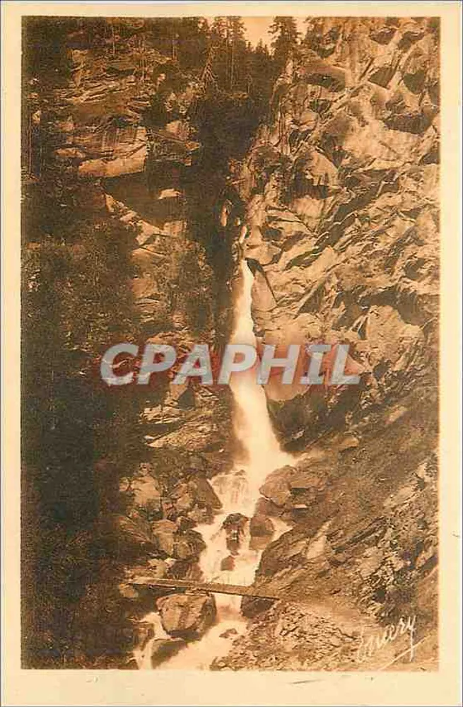 La Cascade de la Fraiche — Pralognan-la-Vanoise — É. Dauphin, Phot. - Biau lieu-sur-Mer (A.-M.) - Recto