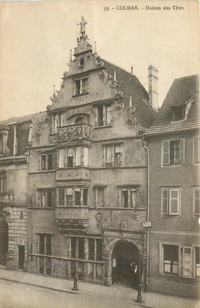 Colmar - Casa das Cabeças — editor MARQUE, n°59 - Frente