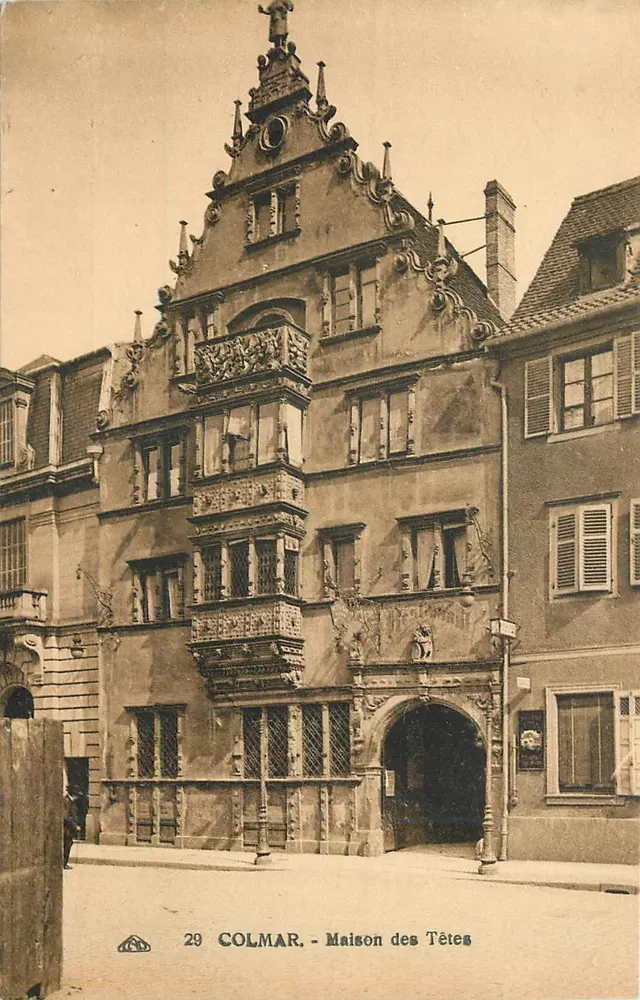 Colmar — Casa das Cabeças — n°29 - Frente