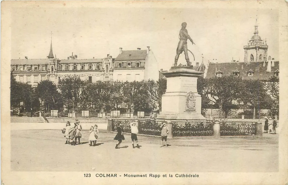 Colmar - Rapp Monument and the Cathedral — Wibeco Edition, No. 123 - Front