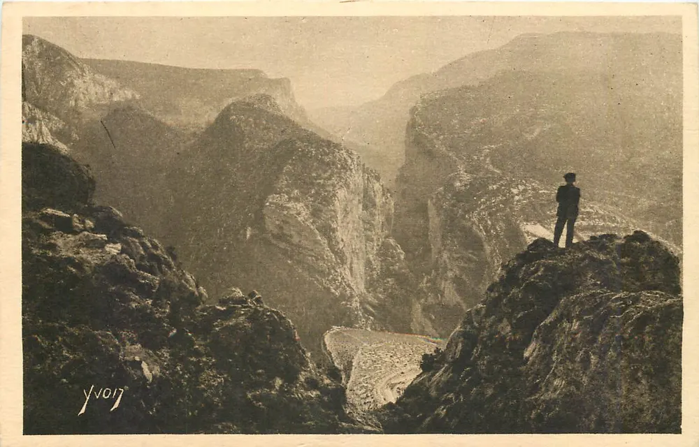 Gorges del Verdon — El Punto Sublime — Les Éditions d'Art YVOIT - Anverso