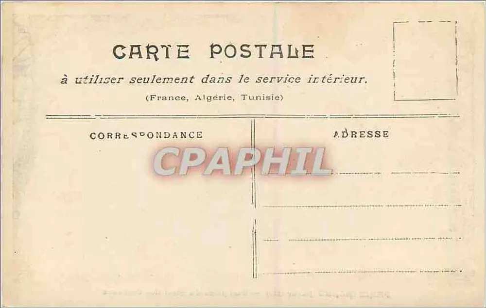 Paris überschwemmt (Januar 1910) — Aufnahme vom Quai des Orfèvres - Rückseite