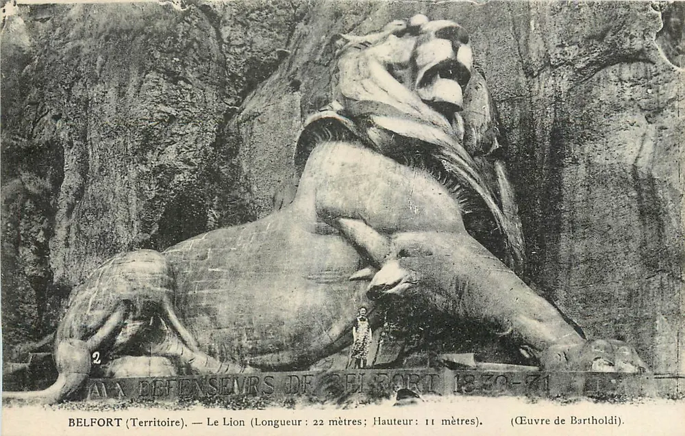 Belfort (Território) — O Leão — Obra de Bartholdi - Frente