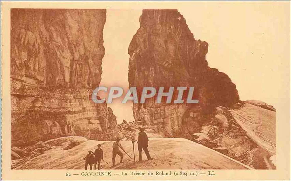 Gavarnie — La Brèche de Roland (2.804 m.) — LL - Recto