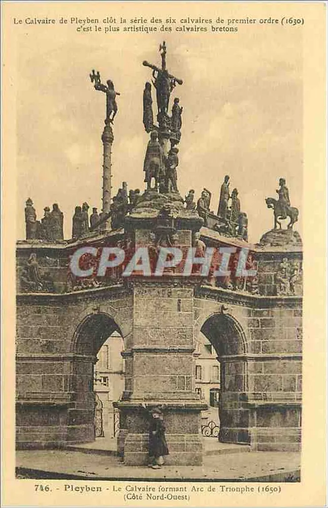 Het Kruis van Pleyben — Triomfboog (1650) — Le Doaré, Photo Châteaulin - Voorkant