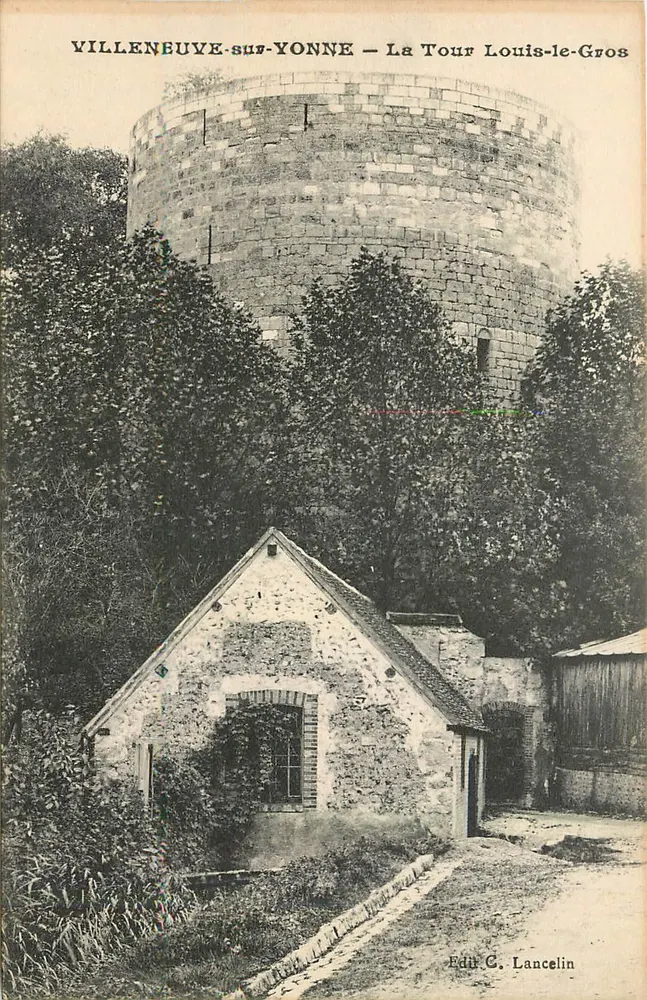 Villeneuve-sur-Yonne — La Tour Louis-le-Gros — Verleger: C. Lancelin - Vorderseite