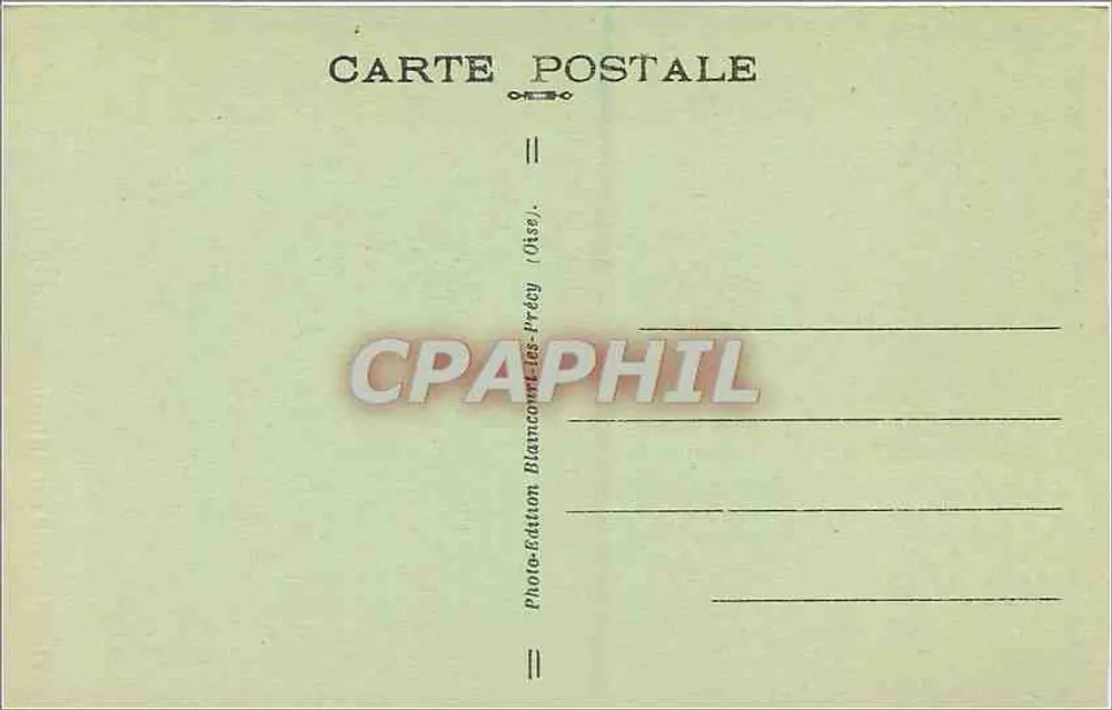 MANTES-sur-SEINE — Der Große Portal der Notre-Dame — Photo-Édition Blancourt-lès-Préy (Oise) - Rückseite
