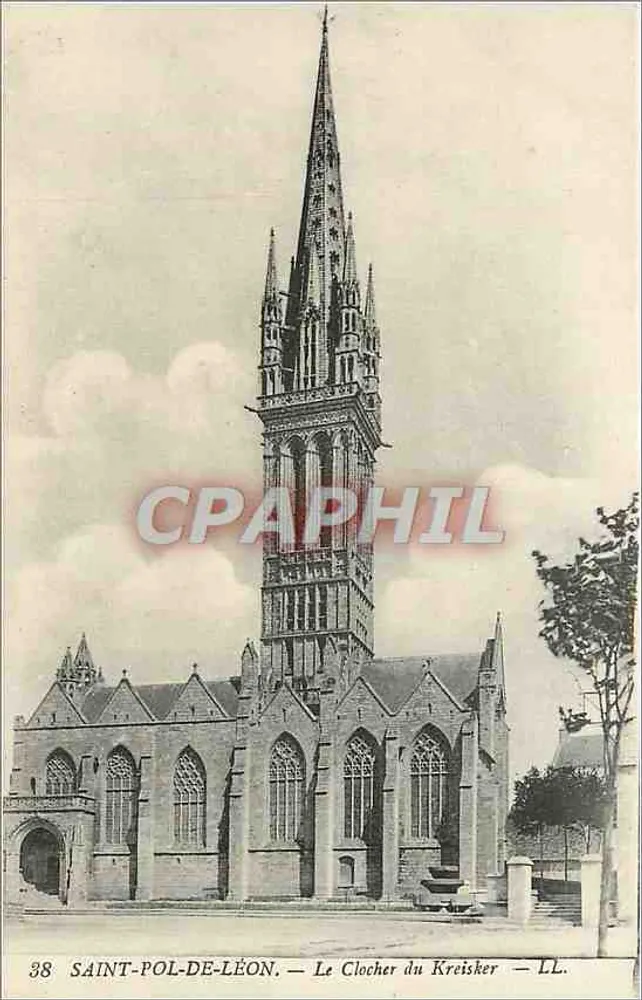 Saint-Pol-de-Léon — Der Turm des Kreisker — LL. n°38 - Vorderseite