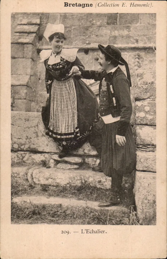 Bretanha — L’Echalier — Coleção E. Hamonic, n° 209 - Frente