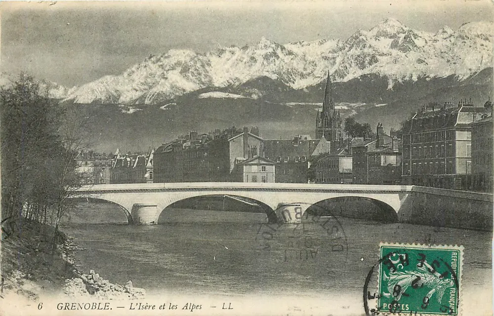 Grenoble — A Isère e as Alpes — LL - Frente