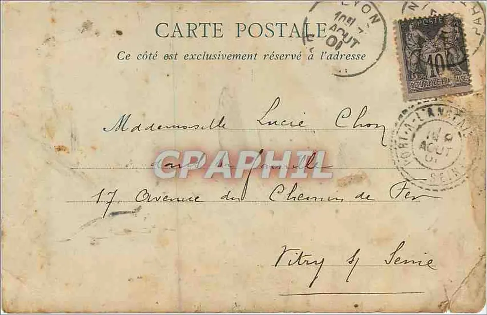 LYON — A Vista do Homem de la Reche — DAVETHE DURAND — n°46 - Verso