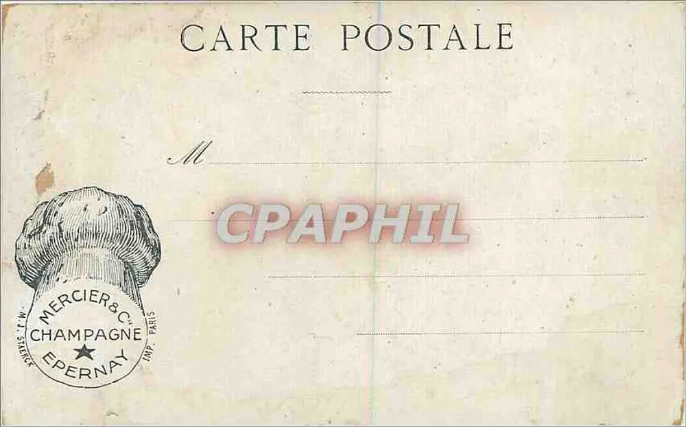 ÉPERNAY — Chapelle de l'Hôpital Auban-Moet — Éditeur Staerck, n° 144 - Verso