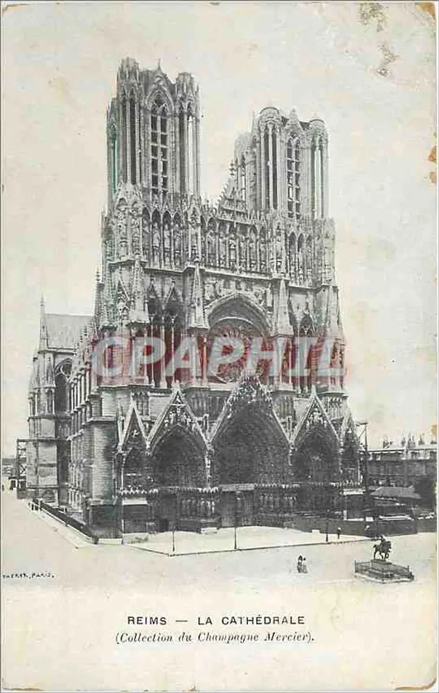 Reims — Die Kathedrale — Sammlung von Champagne Mercier - Vorderseite