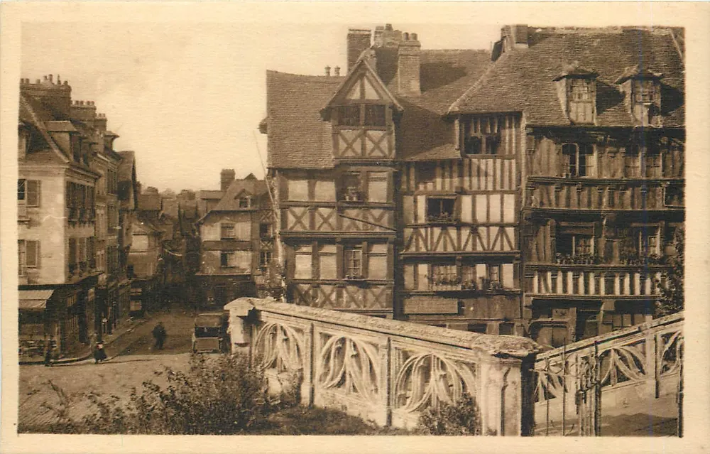 Lisieux — Velhas casas — Photo Koch, n°20 - Frente