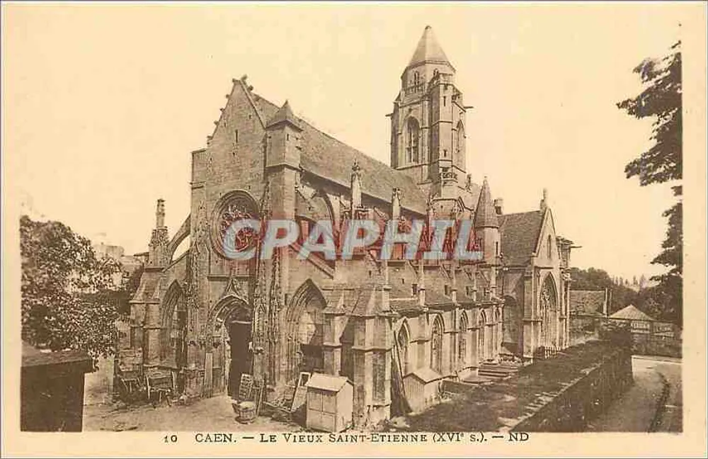 Caen — Het Oude Sint-Etienne (16e eeuw) — ND - Voorkant
