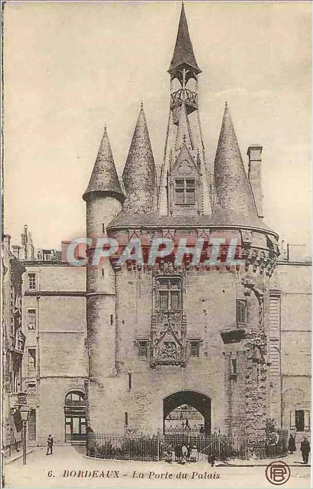 Bordeaux - A Porta do Palácio — editor B. n°6 - Frente