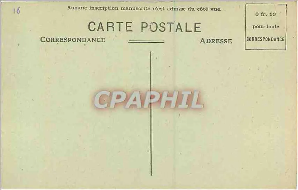Bordeaux - A Porta do Palácio — editor B. n°6 - Verso
