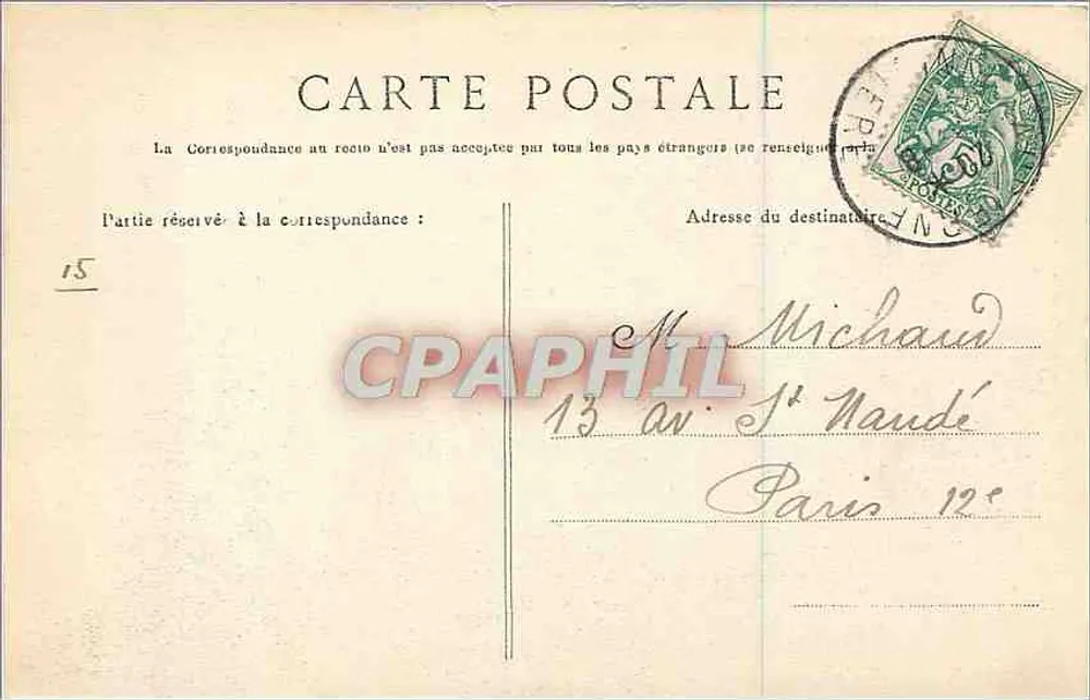 La Pointe du Raz — La Baie des Trépassés — Le Menhir — Collection VILHARR, Quimper - Verso