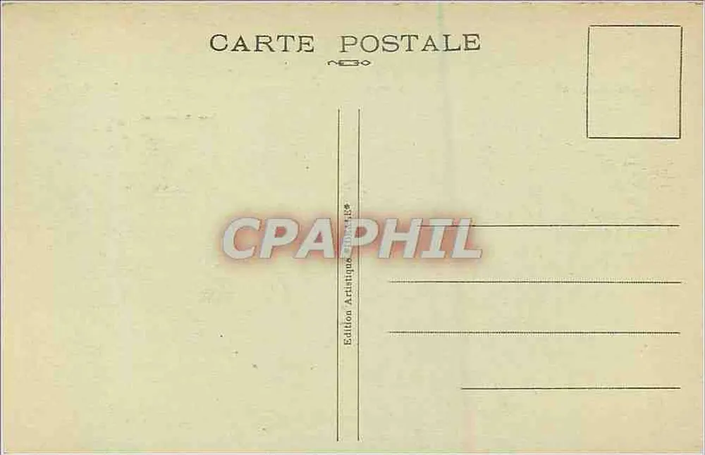 Avignon — Palácio dos Papas — Facha Oeste — Editor Idéale H.F.B. - Verso