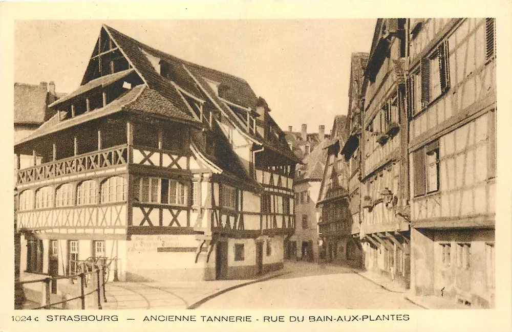 Strasbourg — Ehemalige Gerberei — Rue du Bain-aux-Plantes — Nr. 1024c - Vorderseite