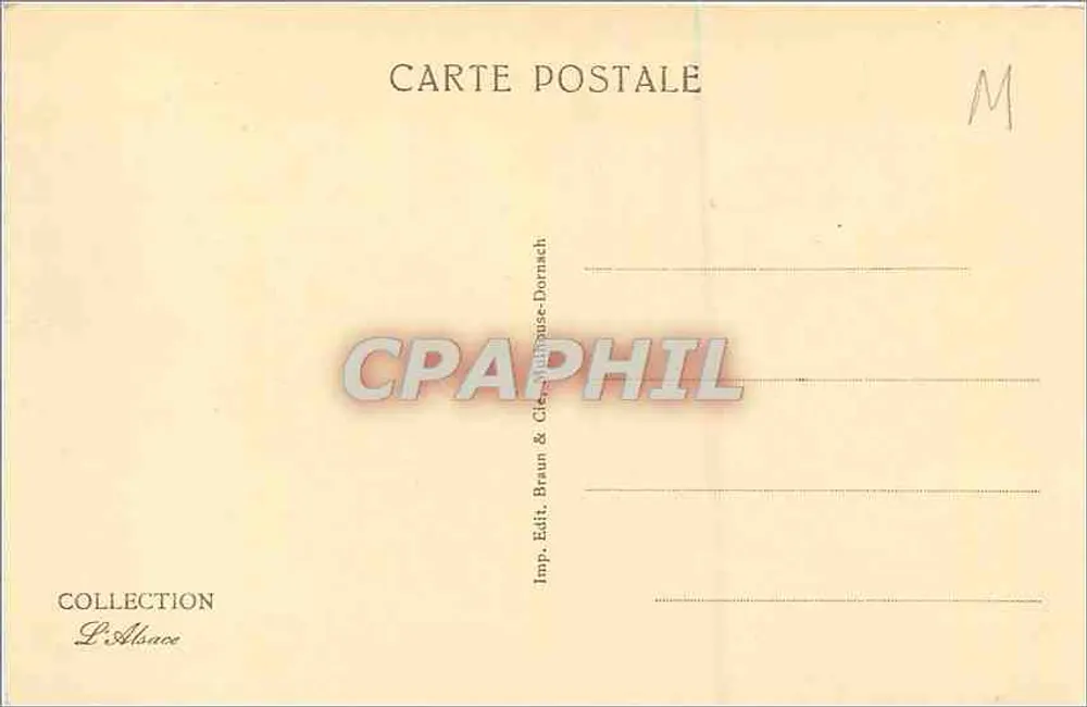 Strasbourg — Ehemalige Gerberei — Rue du Bain-aux-Plantes — Nr. 1024c - Rückseite