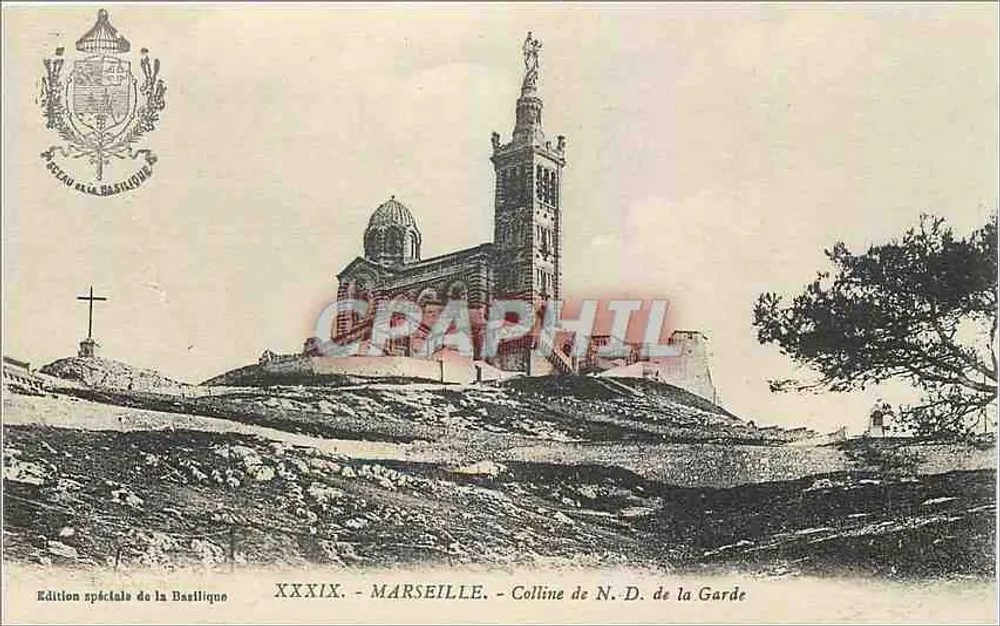 Marseille - Colina de N.D. de la Garde — Edição especial da Basílica, n° XXXIX - Frente