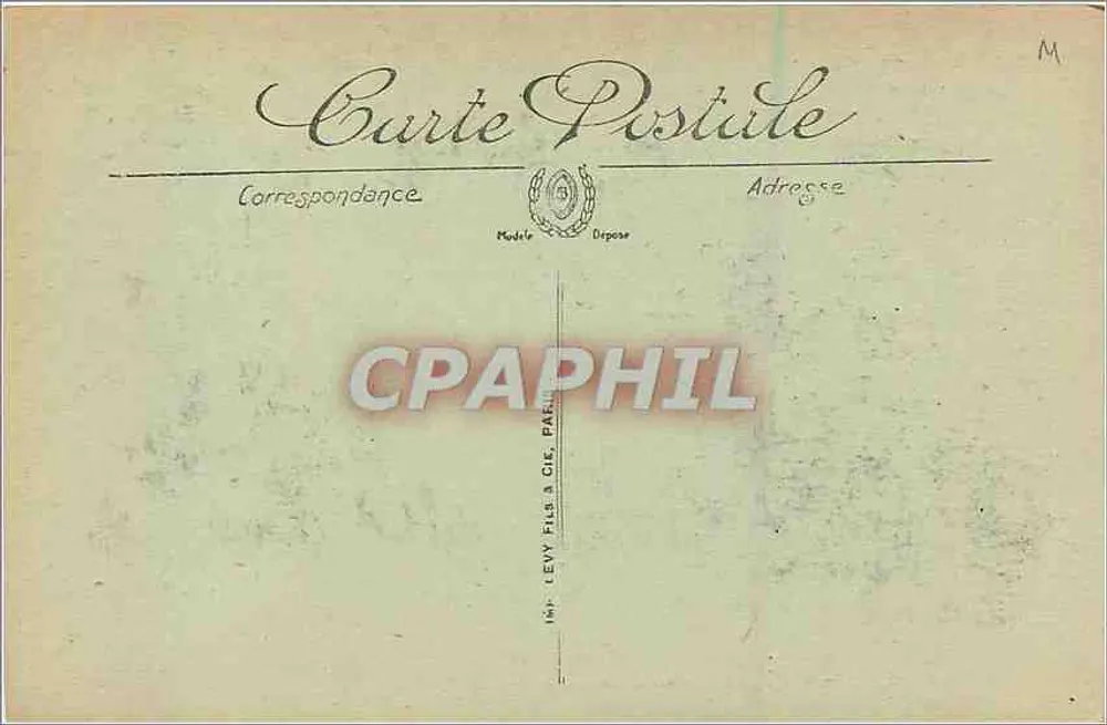 Dieppe — La Jetée à l'Heure de la Marée — LL. n° 292 - Verso