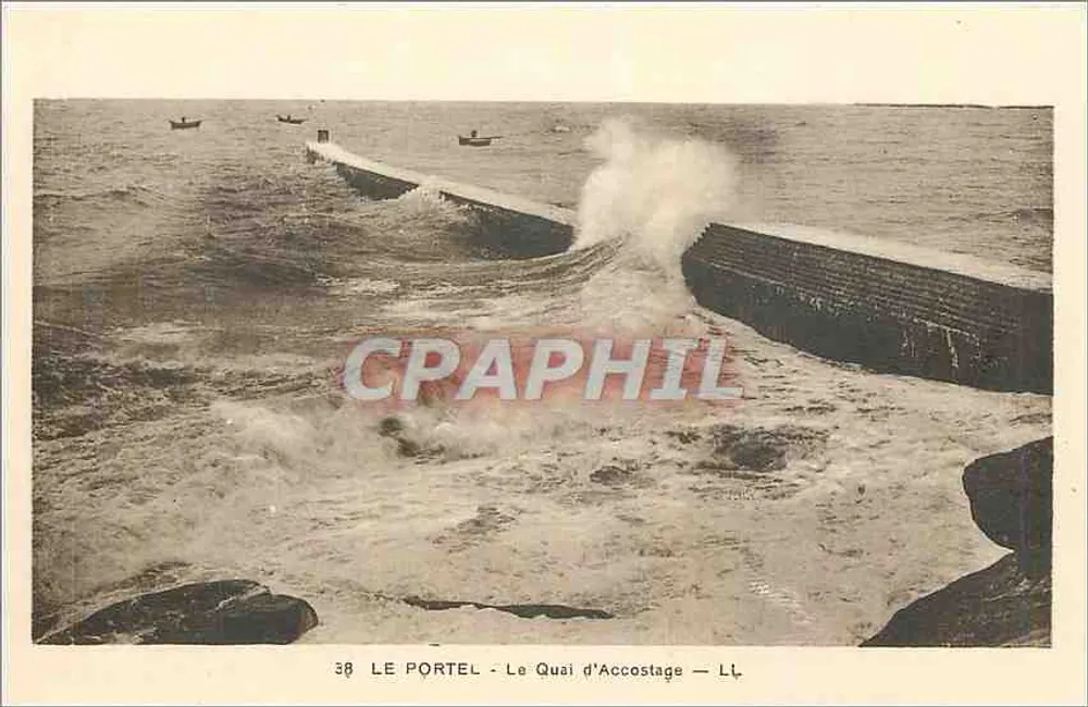 Le Portel - Le Quai d'Accostage — LL — n°38 - Recto