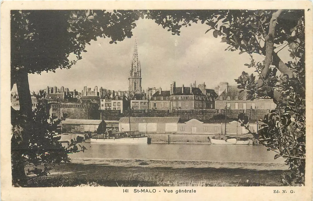 St-Malo - Vista geral — Ed. N. G. n° 141 - Frente