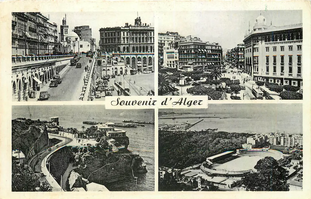 Alger — Erinnerungen an Alger — Edition Zéghman Hocine et Cie - Vorderseite