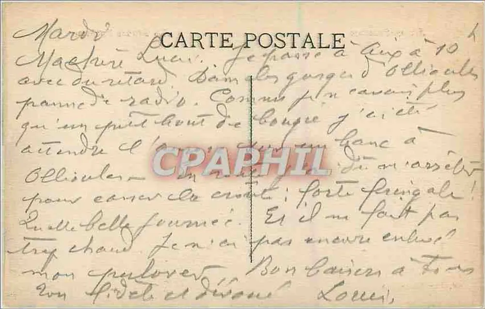 Aix-en-Provence — Die Große Fontaine — Verlag Paul Maurel, Seriennummer nicht sichtbar - Rückseite