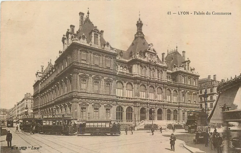 LYON — Palácio do Comércio — B.P. Lux, editor n°41 - Frente