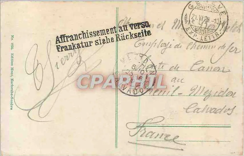 Salève, Chemin-de-ferr électrique et Château Monnetier — Éditeur : No 1936, Éditions du Chemin de fer du Salève - Verso