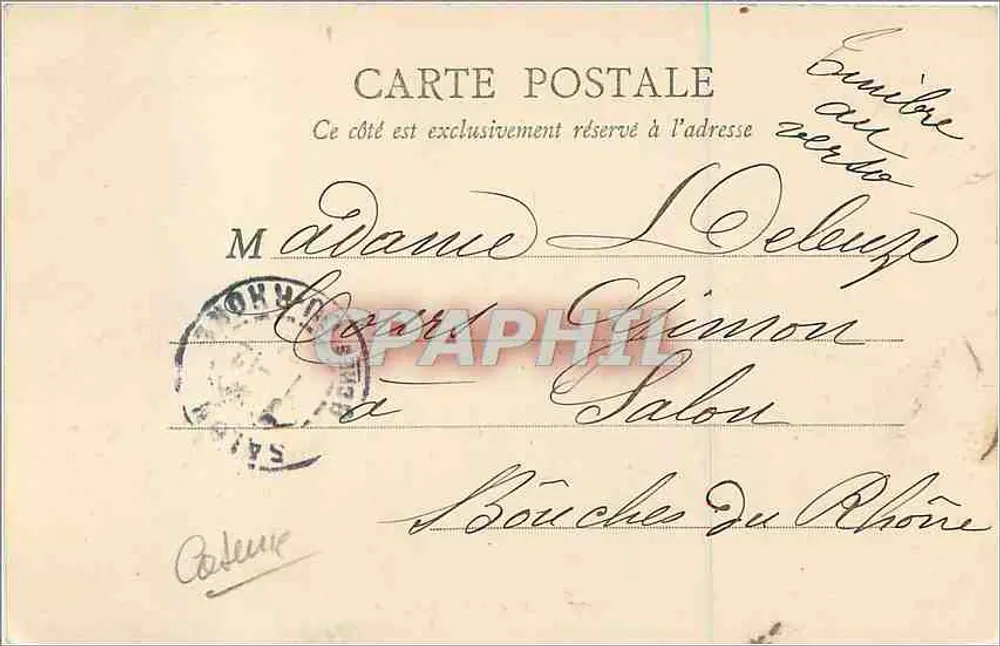 Lille — Kwatera Saint-André — B.F. Paris, nr 102 - Rewers