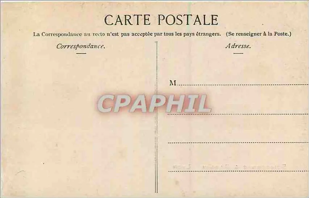 Céu nublado — editor Boissonnas & Magnin, Lyon — série - Verso