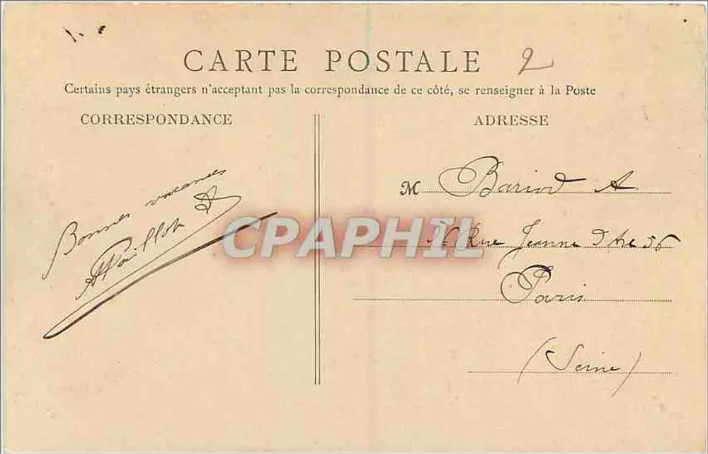 Lyon — Grille du Parc de la Tête d'Or — B.F., Paris, n°8 - Verso