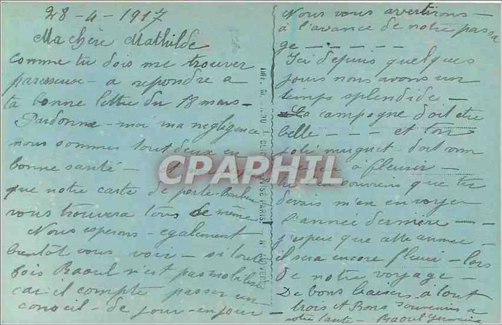 Lírio do vale — Lembrança de primavera — Novetta, n°737 - Verso