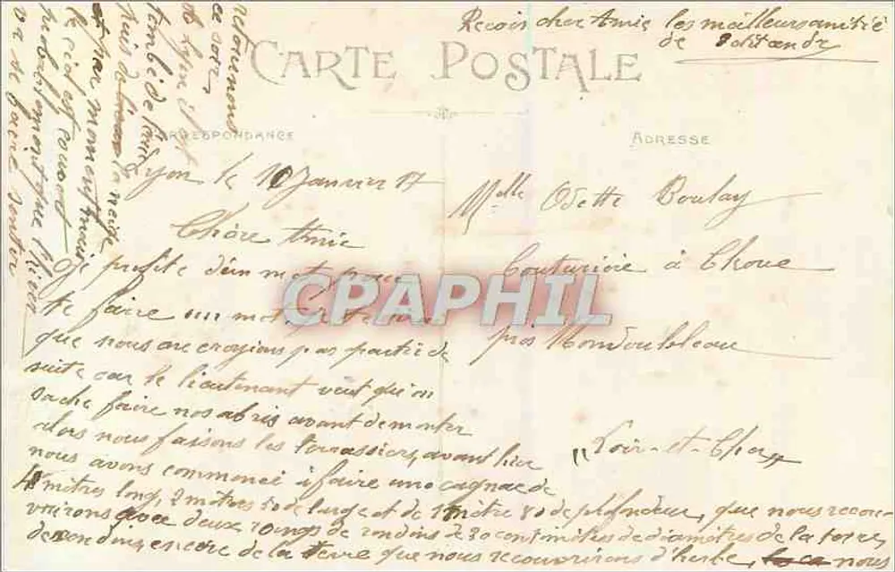 LYON - Bahnhof Brotteaux - Die Gärten und der Buffet — Carrier, Verlag, Modell angemeldet - Rückseite
