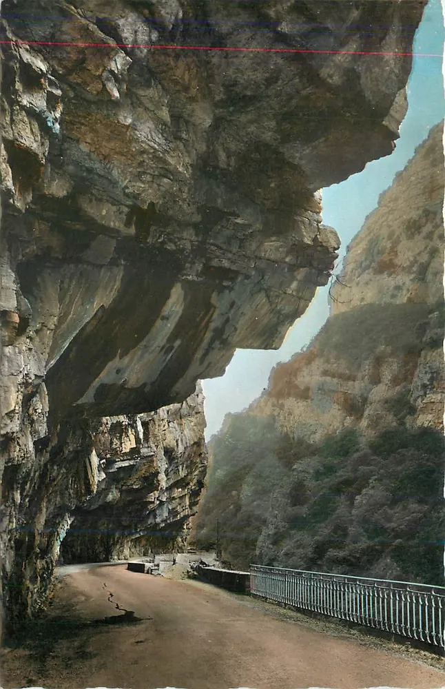 Gorges du Loup — Route dans les Gorges du Loup — Éditions Gilletta, NICE - Recto