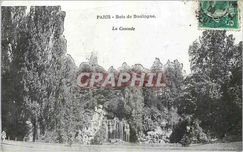 PARIS - Bois de Boulogne. La Cascade — editore non identificato, numero di serie non visibile - Recto