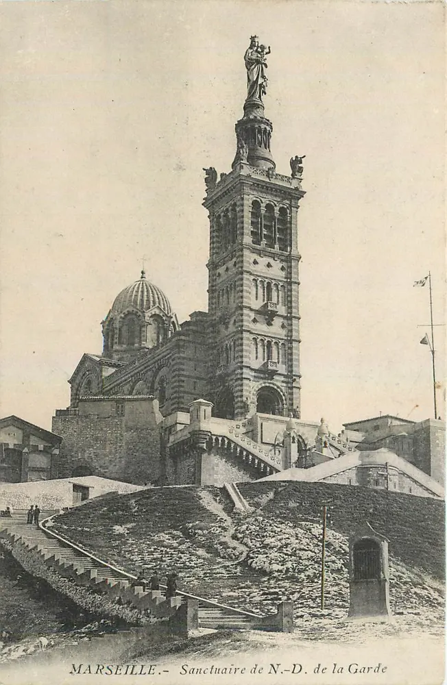 Marseille — Sanctuaire de N.-D. de la Garde — Atelier Baudouin Vincent - Recto