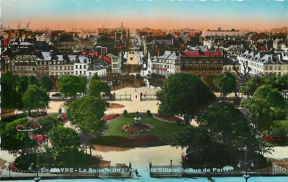 VRE - Der Platz des Rathauses und die Rue de Paris — Tito - Vorderseite