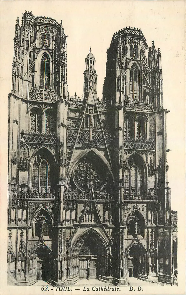 TOUL — A Catedral — D.D. — n°62 - Frente