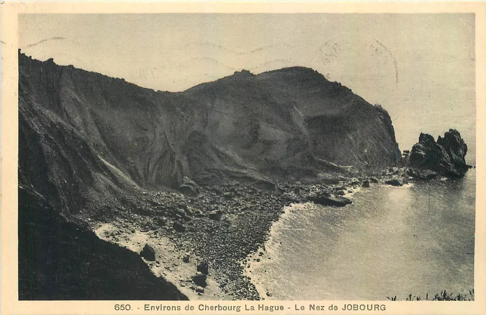 Umgebung von Cherbourg La Hague — Le Nez de Jobourg — unbekannter Verlag, Nr. 650 - Vorderseite