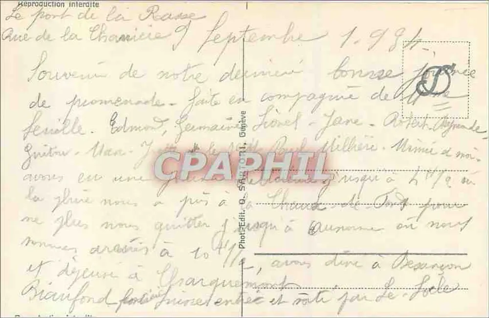 ला चॉउ-डे-फॉन्ड्स - सामान्य दृश्य, केंद्रीय स्क्वायर, गणतंत्र के स्मारक, आदि - फोटो. प्रकाशक ओ. सार्टोरी, संख्या 11 - पीछे