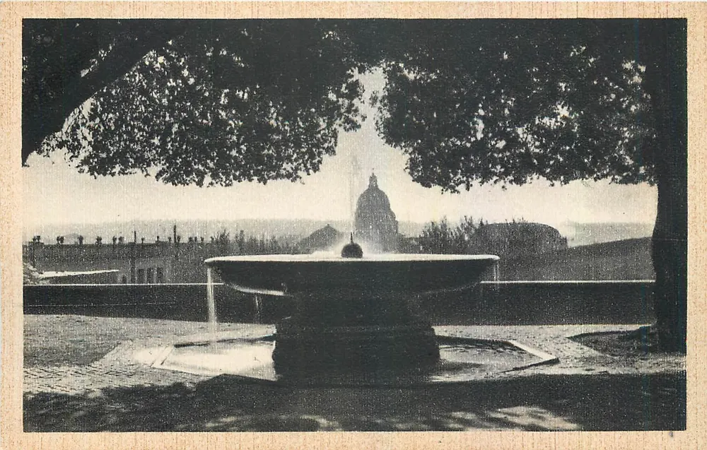 Pincio - Fontaine von Villa Medici — Rom - Vorderseite