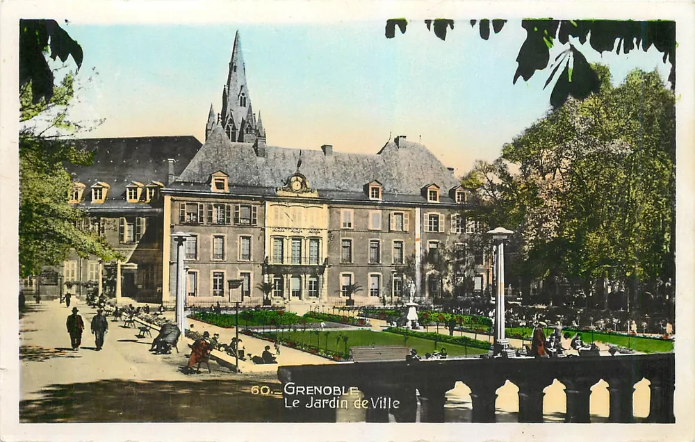 Grenoble — O Jardim da Cidade — Edição La Cigogne - Frente