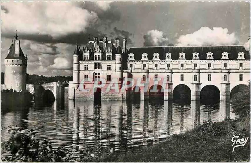 Castelo de Chenonceau — Fachada Oeste — Edições Gaby (Nar) - Frente
